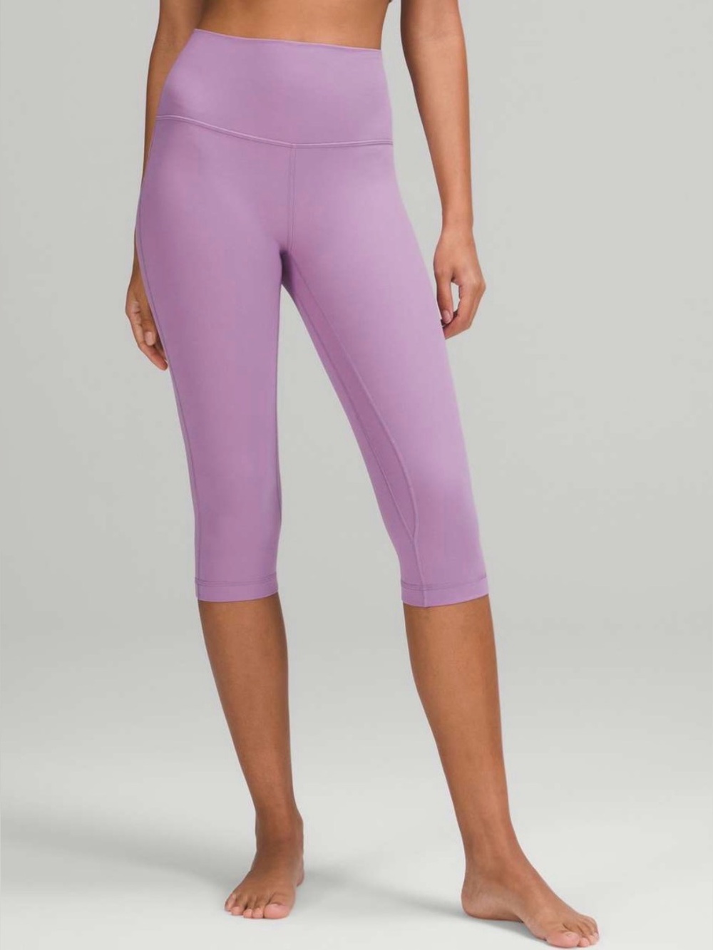 lululemon Lavender-Lilac High-Rise Capri 17”